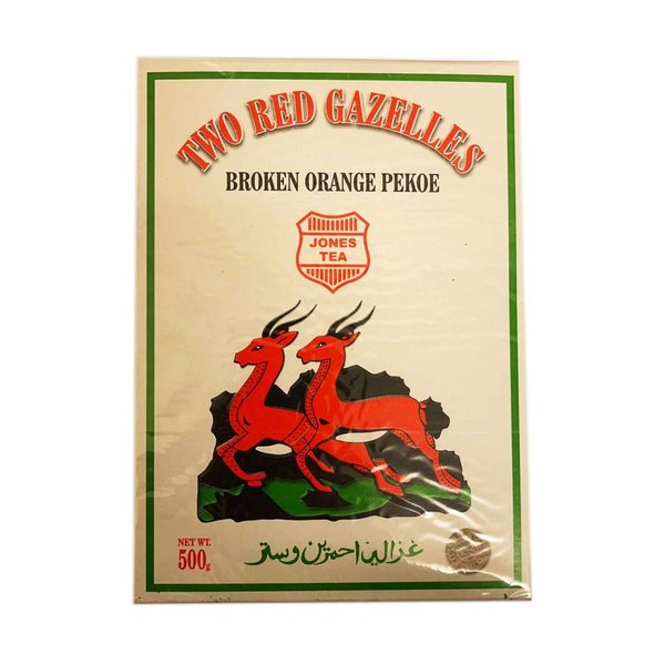 Two red gazelles Thé 500g - شاي الغزالين الاحمر