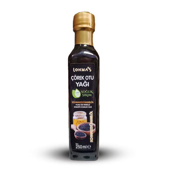 huile de Nigella sativa Lokm,s250ml - زيت حبة البركة لوكماس